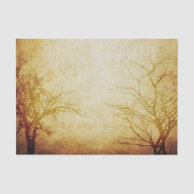 Papel De Seda Árvores na Cintura (Frente )