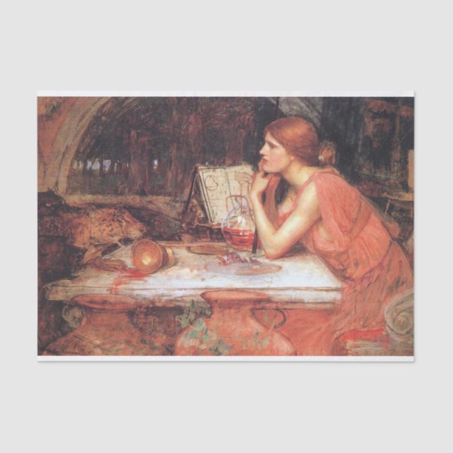 Papel De Seda As feiticeiras de John William Waterhouse - 1913 (Frente )