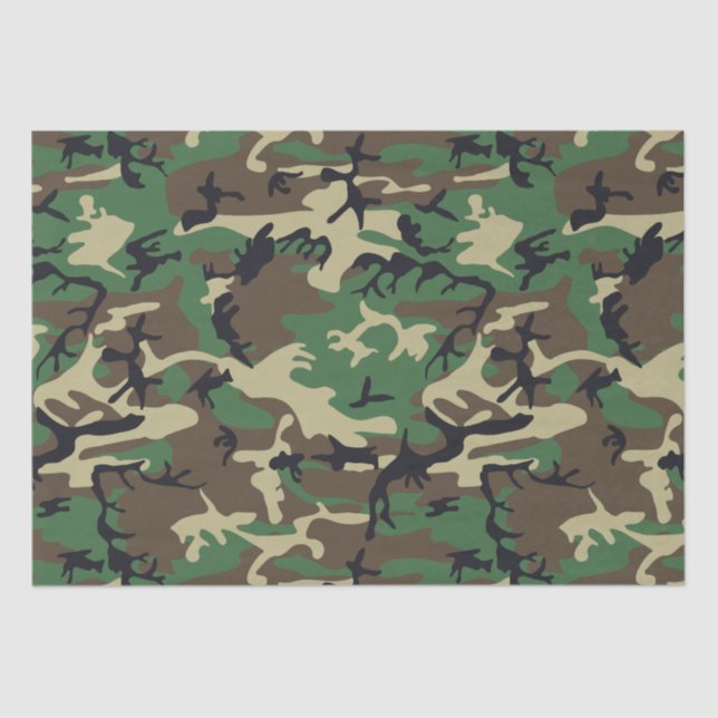 Papel De Seda As forças armadas camuflam (Frente )
