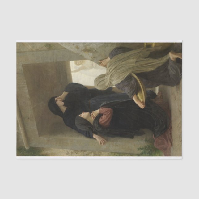 Papel De Seda As Mulheres Sagradas de William Bouguereau (Frente )