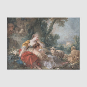 Papel De Seda As Pastoras por Francis Boucher