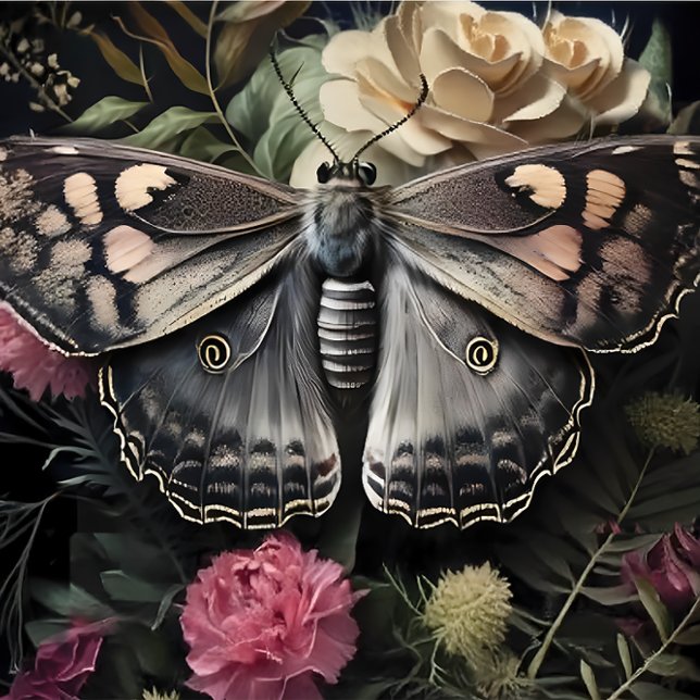 Papel De Seda Asas Negras em Flor (Criador carregado)