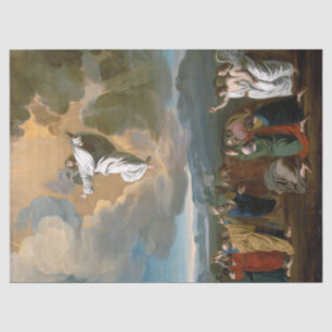 Papel De Seda Ascensão (Cristo de Jesus Crescendo no Céu)