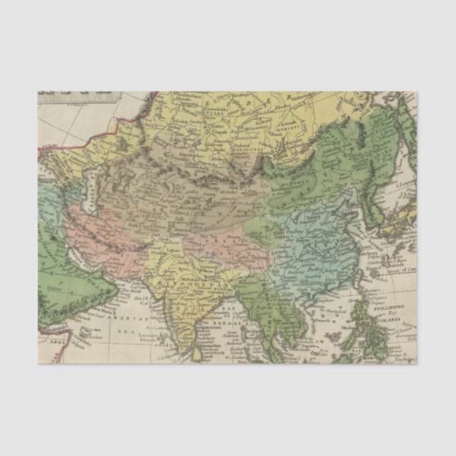 Papel De Seda Ásia 17 (Frente )