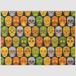 Papel De Seda Aspen Leaf Skulls padrão sem falhas 2018