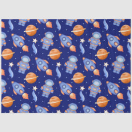 Papel De Seda Astronauta do Espaço Sideral Crianças Fofas
