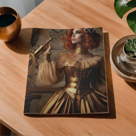 Papel De Seda Astrônomo Dourado Steampunk Vitoriano Decoupage 