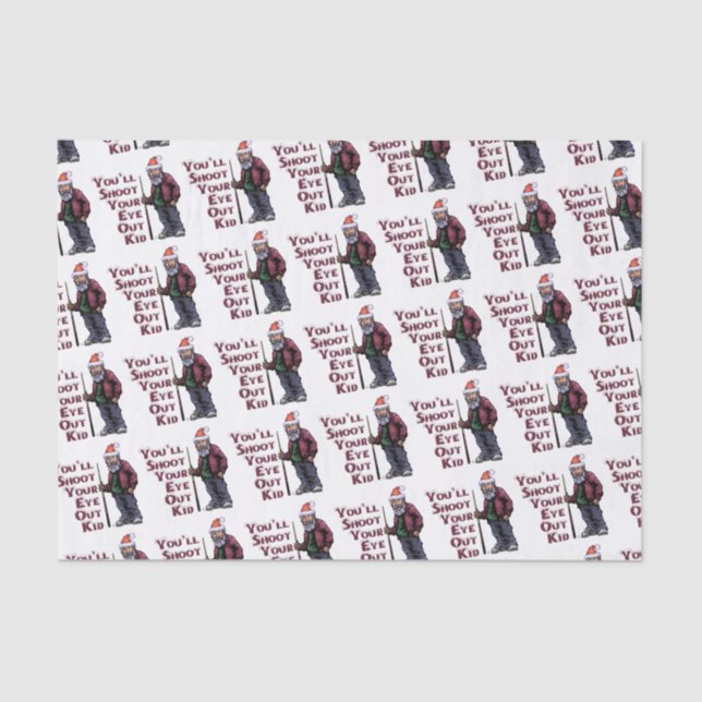 Papel De Seda Atire No Olho (Frente )