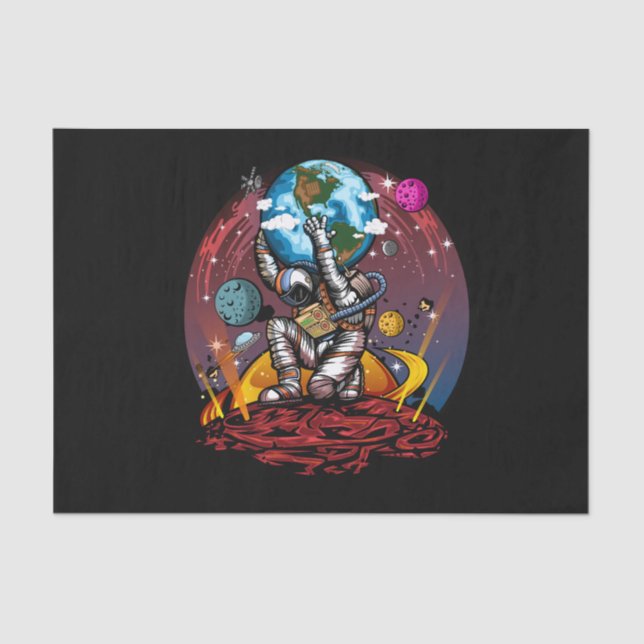 Papel De Seda Atlas Space Man (Frente )