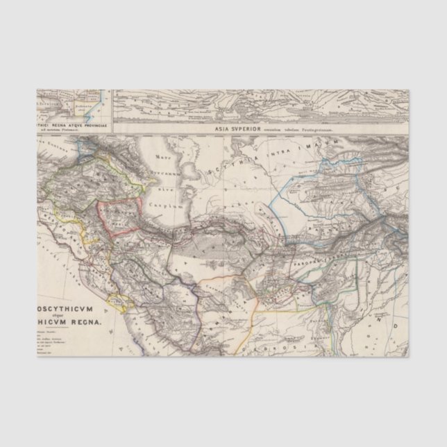 Papel De Seda Atque Parthicum Regna de Indoscythicum (Frente )