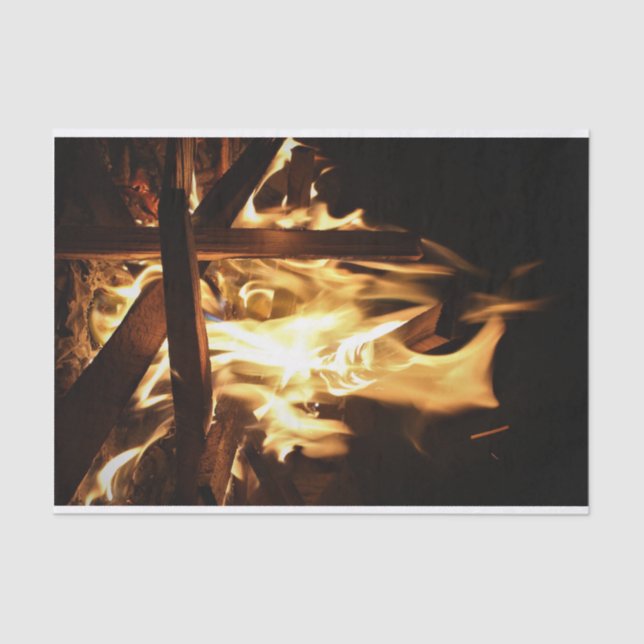Papel De Seda Através das chamas (Frente )