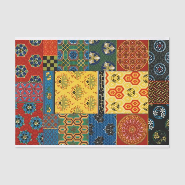 Papel De Seda Auguste Racinet Tissue Paper (Frente )