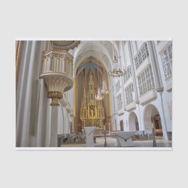 Papel De Seda Augustinerkirche, Viena Áustria (Frente )