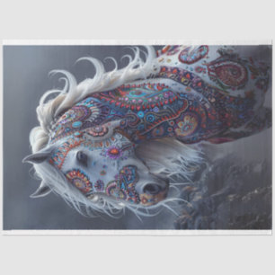 Papel De Seda Aura Pintada Indígena Americana