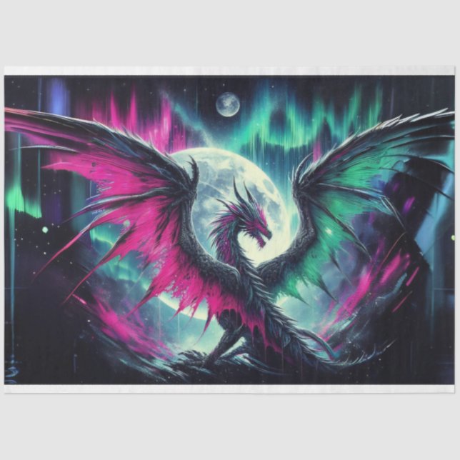 Papel De Seda Aurora Dragon (Frente )