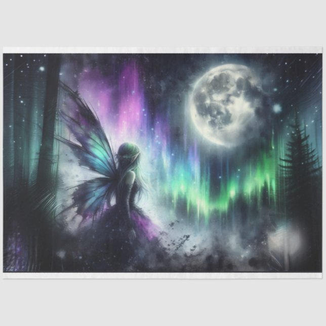 Papel De Seda Aurora Fairy Moon Tissue Paper (Frente )