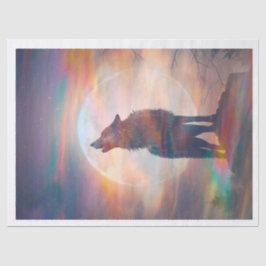 Papel De Seda Aurora Fog Wolf Tissue Paper