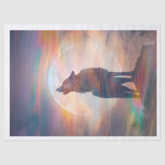 Papel De Seda Aurora Fog Wolf Tissue Paper