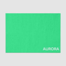 Papel De Seda Aurora green color name
