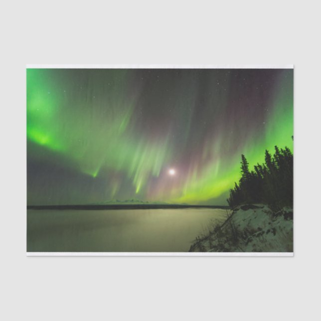 Papel De Seda Aurora majestosa (Frente )