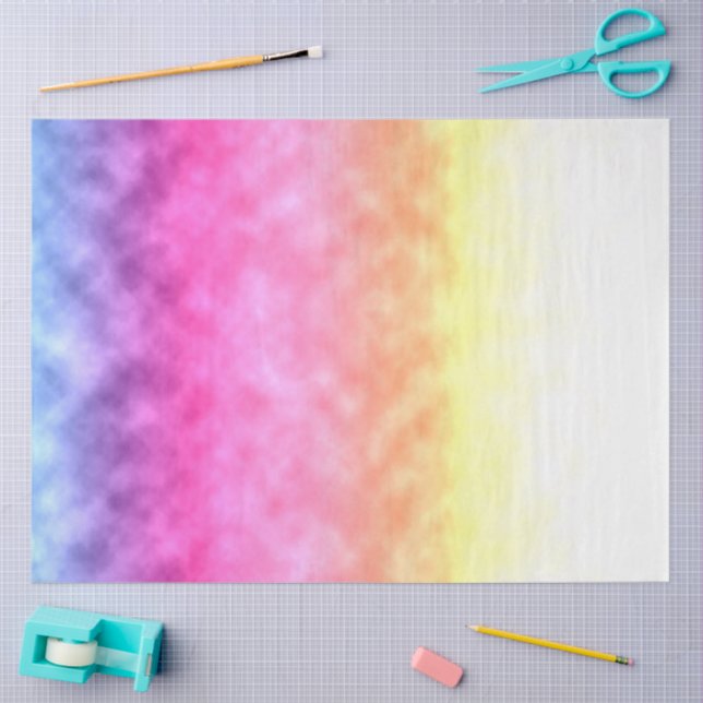 Papel De Seda Aurora Prismática (Arte )