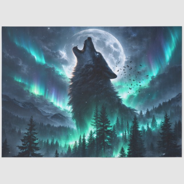 Papel De Seda Aurora Wolf (Frente )