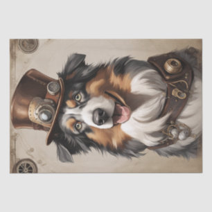 Papel De Seda Aussie Aviator: Decoupage de Shepherd Steampunk