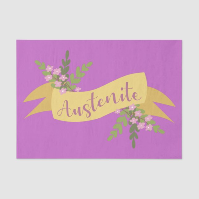 Papel De Seda Austenite I (Frente )