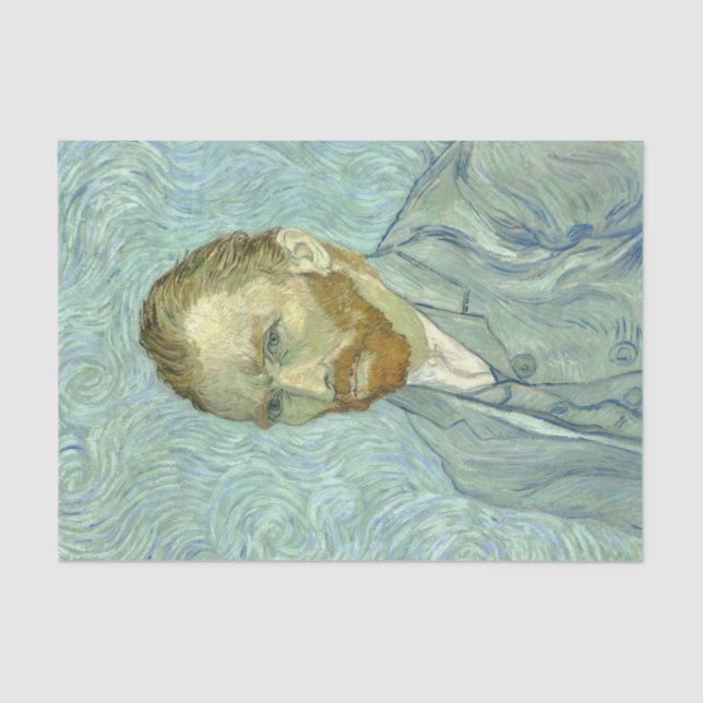 Papel De Seda Autorretrato de Vincent Van Gogh (Frente )