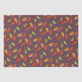 Papel De Seda Autumn Deixa Loucos Castanha Padrão Elegante Queda