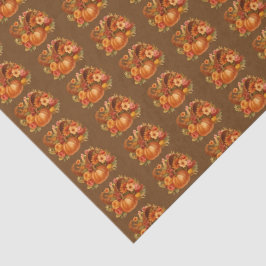Papel De Seda Autumn Harvest Cornucopia