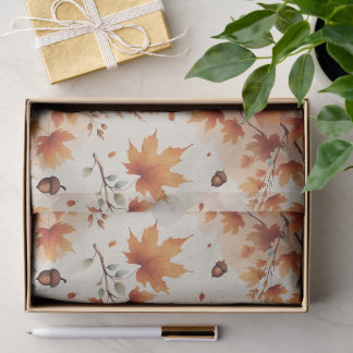 Papel De Seda Autumn Leaf Gift Wrap Tissue