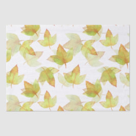 Papel De Seda Autumn Leaves Caindo, Cores Caindo