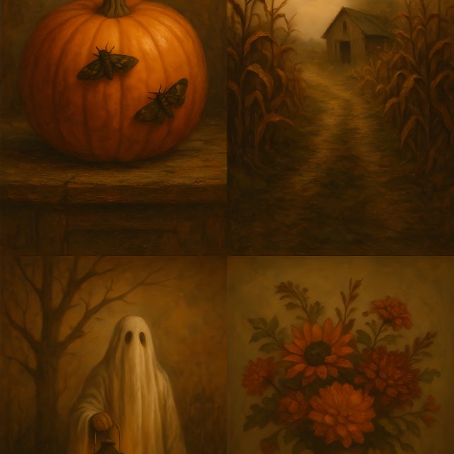 Papel De Seda Autumn Murmurs – Fall Halloween Decoupage Paper (Criador carregado)