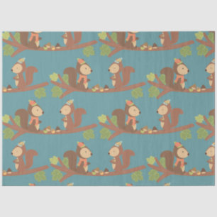 Papel De Seda Autumn Woodland Series Design 4