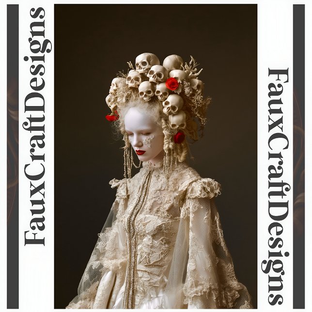 Papel De Seda Avant-Garde - Mulher Barroca Gótica Decoupage Lef  (Criador carregado)