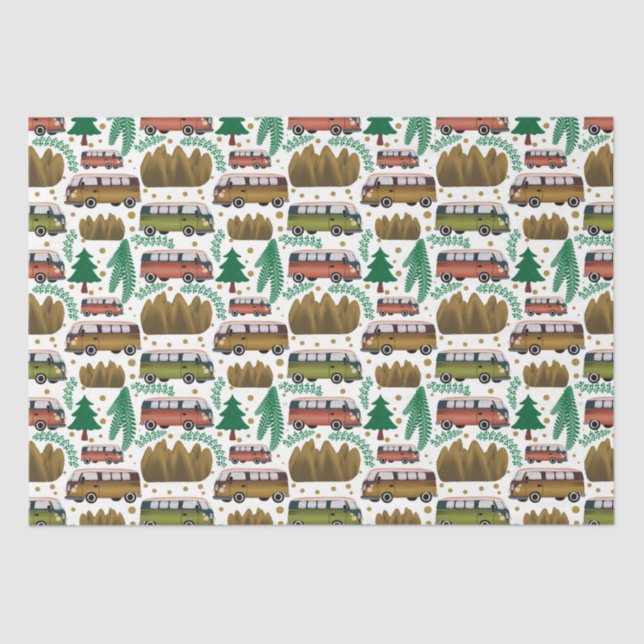 Papel De Seda Aventura aguarda: Chá de fraldas neutro em relação (Frente )