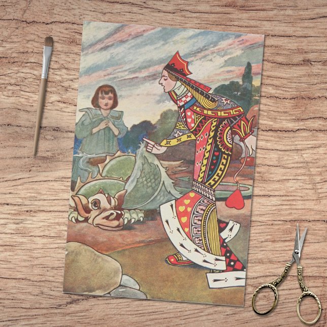 Papel De Seda Aventuras de Alice no País das Maravilhas, Rainha  (Criador carregado)