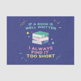 Papel De Seda Avid Reader I - Citação de Jane Austen