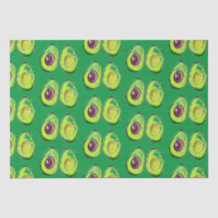 Papel De Seda Avocado Green Vegan Foodie Vegeterian Foodie