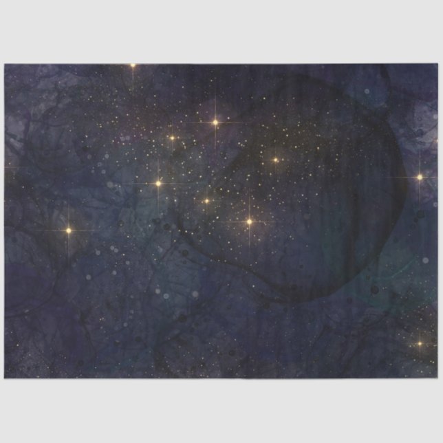 Papel De Seda Awash com Stars Series Design 8 (Frente )