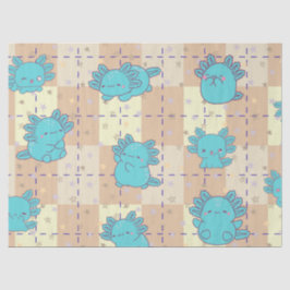 Papel De Seda Axolotl cômodo e adorável