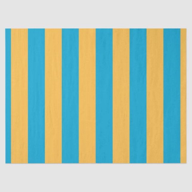 Papel De Seda Azul-bebê e amarelo (Frente )