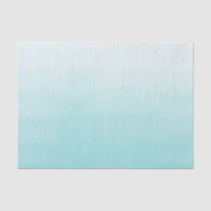 Papel De Seda Azul-céu Ombre