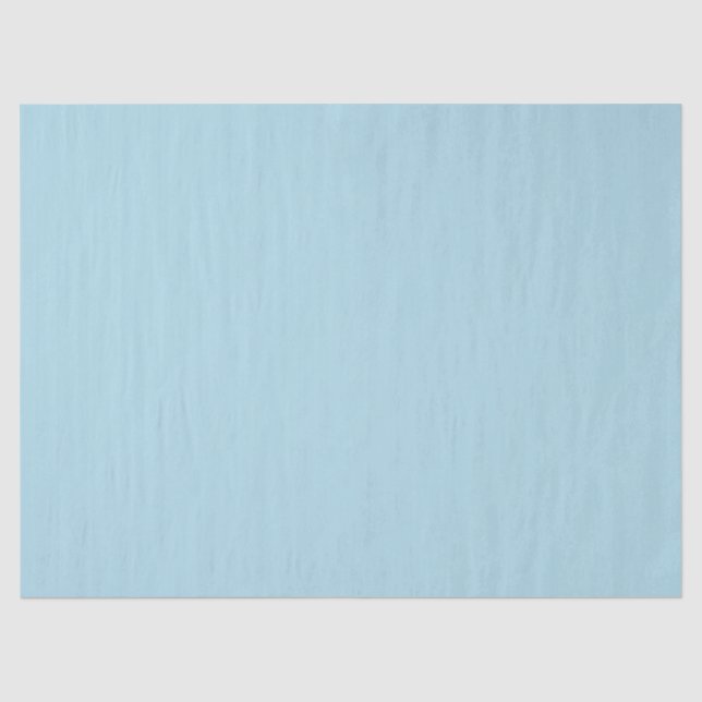 Papel De Seda Azul Claro Cor Sólida (Frente )
