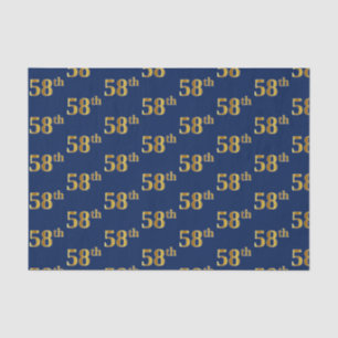 Papel De Seda Azul, evento do ouro 58th do falso