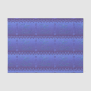 Papel De Seda Azul Feliz Natal