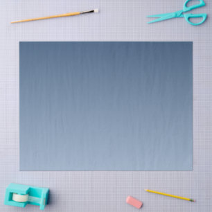 Papel De Seda Azul Fumê Tons de Escuro a Claro