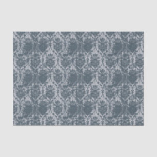 Papel De Seda Azul Grunge Damask
