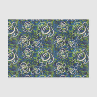 Papel De Seda Azul Honu de LineA